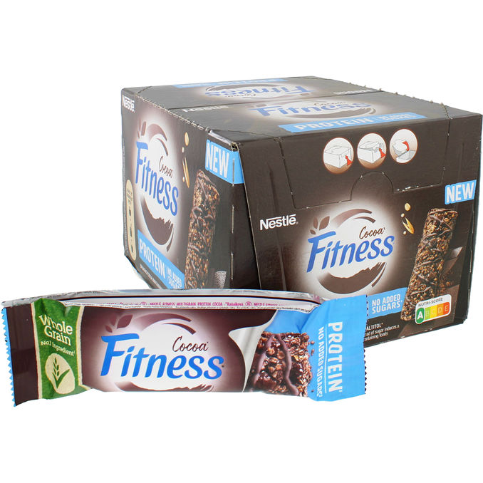 Nestlé Fitness barer Cacao & Protein 16-barer