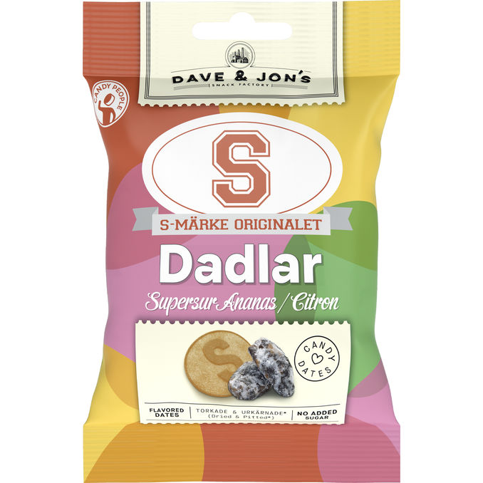 Dave & Jon's Dadler m. Smag af Sure Vingummier