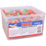 Haribo Karkkirasia Rainbow Sour Worms