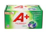 A+ Vaskekapsler Hvidt 10-pak