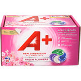 Pyykinpesukapselit A+ Active4 Caps Fresh Flowers 10kpl