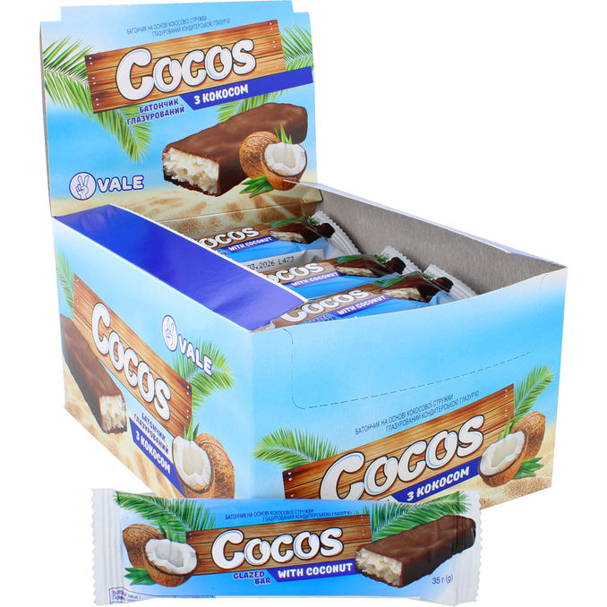 RIF Cocos Glazed Bars 30-pak