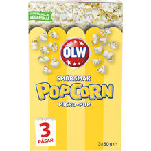 Mikrobølge Popcorn Smørsmag