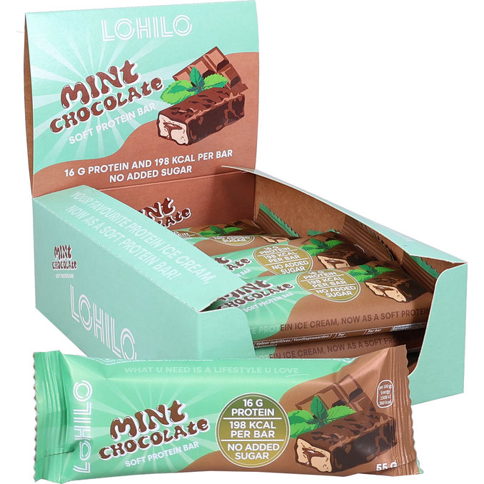 Lohilo Proteinbar Mint Chocolate 12-pack