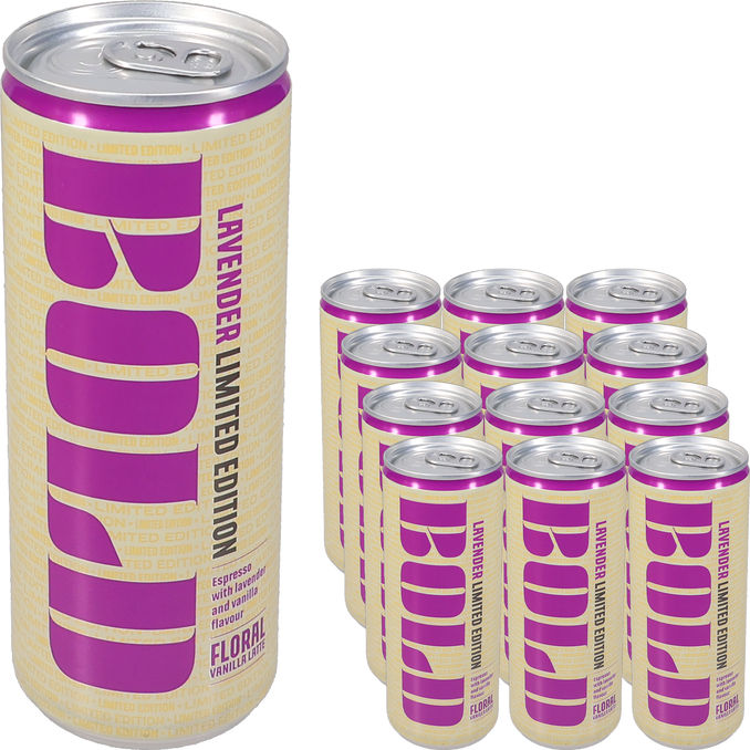 Bold Limited Edition Lavender Vanilla Iskaffe 12-pak