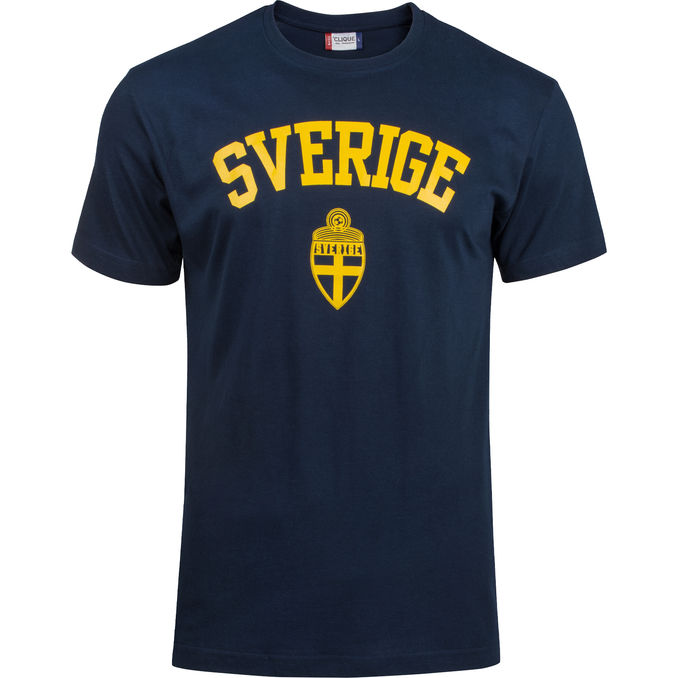 CLIQUE T-shirt Unisex Sweden Mörkblå Stl. 3XL