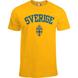 CLIQUE T-shirt Junior Sweden Gul Stl. 120