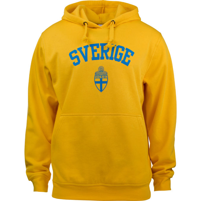CLIQUE Hoodie Unisex Sweden Gul Stl. 3XL