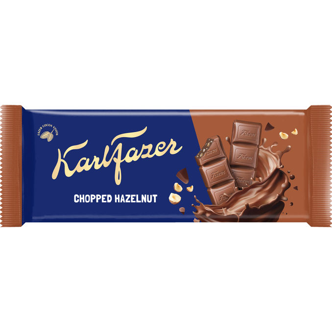 Fazer Suklaalevy Hasselpähkinärouhe