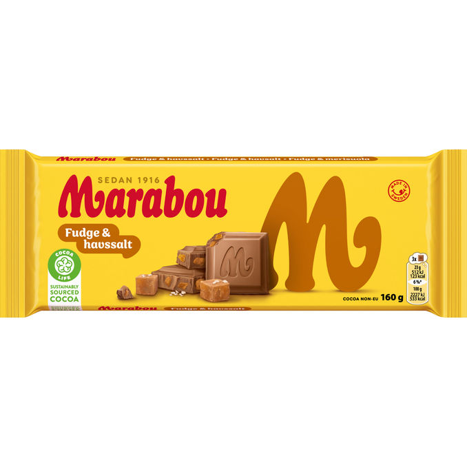 Marabou Suklaalevy Fudge & Havssalt