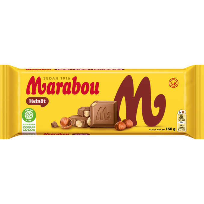 Marabou Mjölkchoklad Helnöt