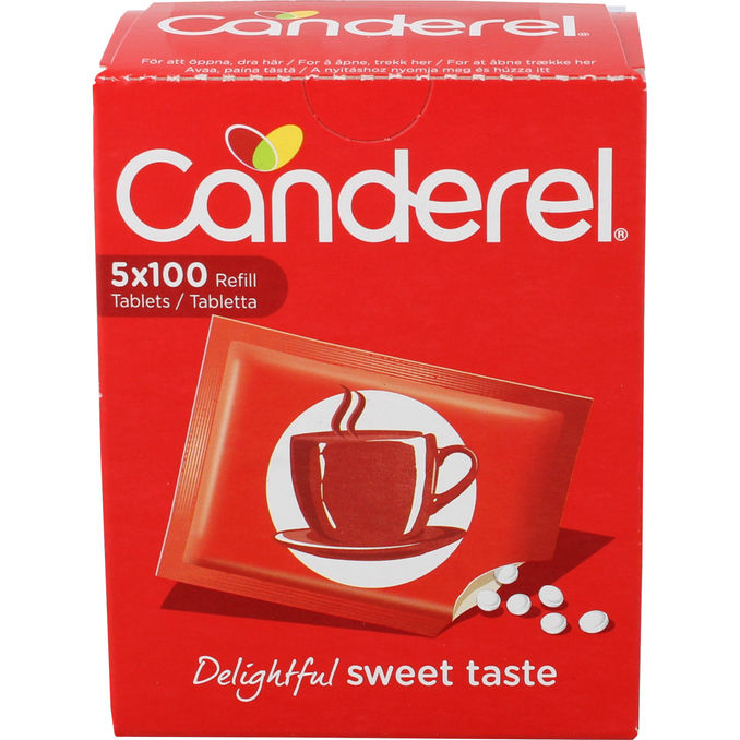 Canderel Sødemiddel Tabletter Refill 500 Stk