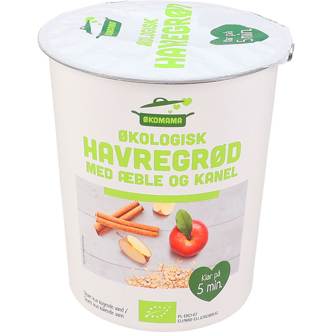 Økomama Øko Instant Havregrød m. Æble & Kanel