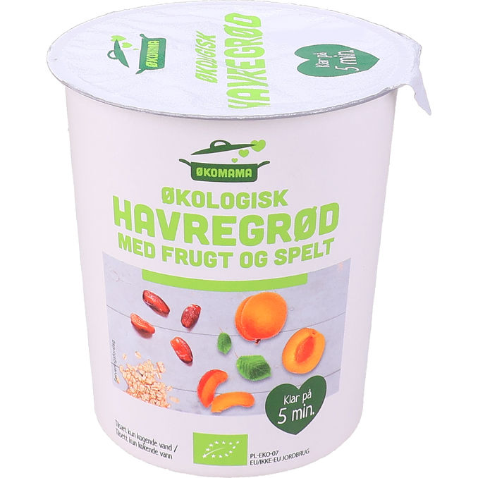 Økomama Havregrynsgröt Spelt & Frukt