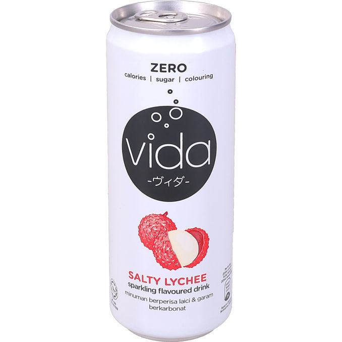 Vida Sockerfri Dryck Salt Litchi