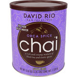 Bedst før: 15.08.2026 David Rio Chai Sukkerfri Spice Chai Tepulver 1,52 kg