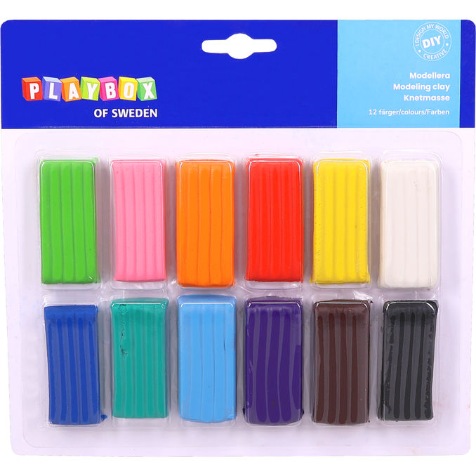 Playbox Modellervoks 12-pak