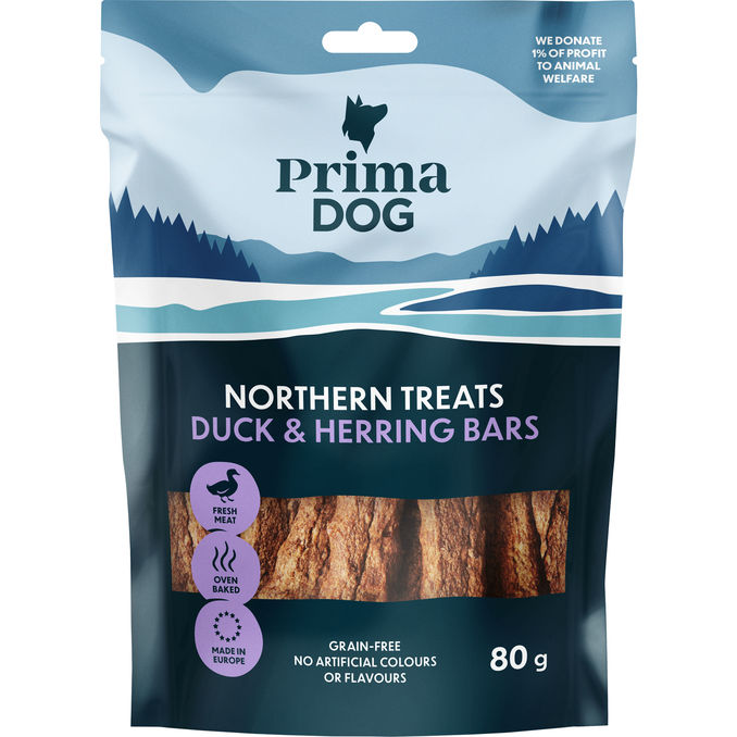 PrimaDog Hundgodis Bar Anka & Strömming