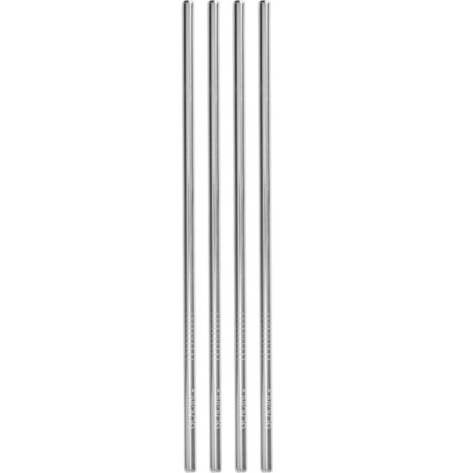 GLACIAL Sugrör Stainless Steel 4-pack