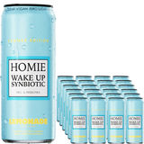Bäst före: 2027-09-06 Homie Energidryck Wake Up Synbiotic Lemonade 24-pack