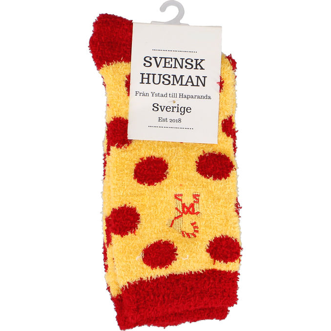 Svensk husman Hyggestrømper Julebuk-motiv Str 41-46
