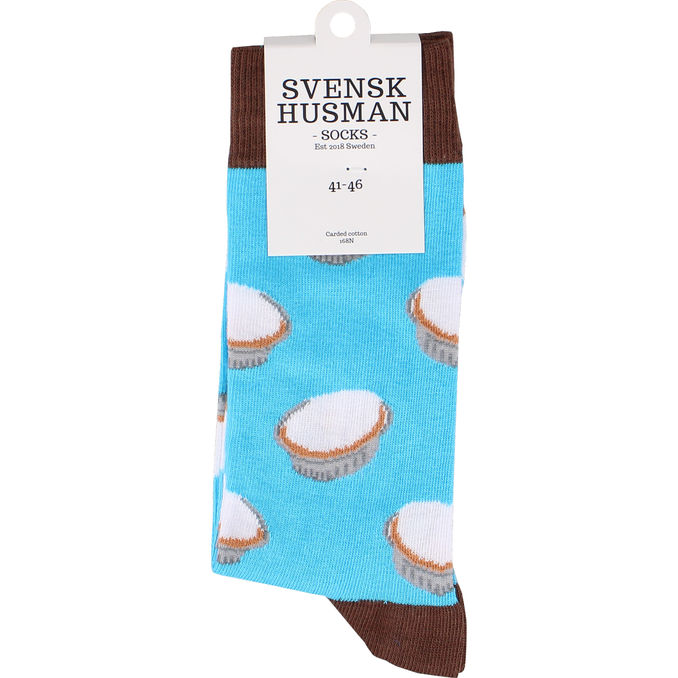 Svensk husman Strømper Mazarin-motiv Str 41-46