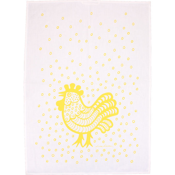 Lisa Larsson Kökshandduk Påsktupp 70 x 50 cm