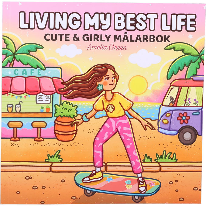 Tukan Förlag Målarbok: Living My Best Life