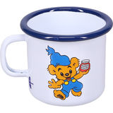 Bamse Emaljekop Hvid