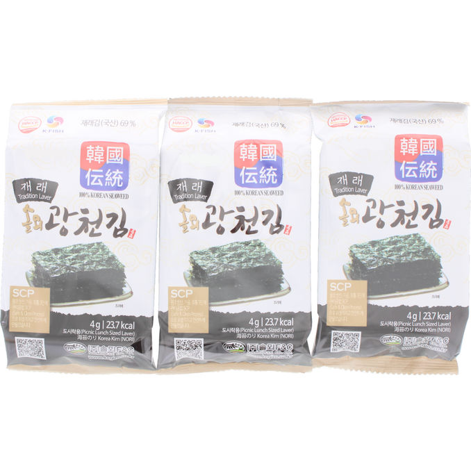 Samwon Sjögräs Snack 3-pack
