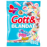 Bäst före: 2027-04-17 Malaco Gott & Blandat Fizzypop & Co