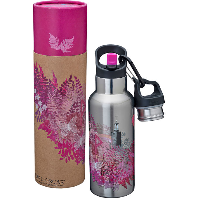 Carl Oscar TempFlask Cerise-Kärlek 0,5 L