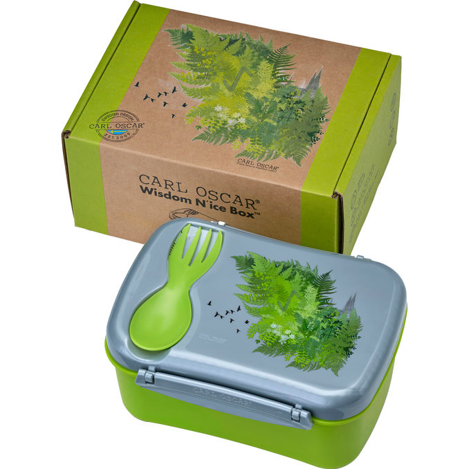 Carl Oscar Madkasse m- Køleelement Lime-Natur