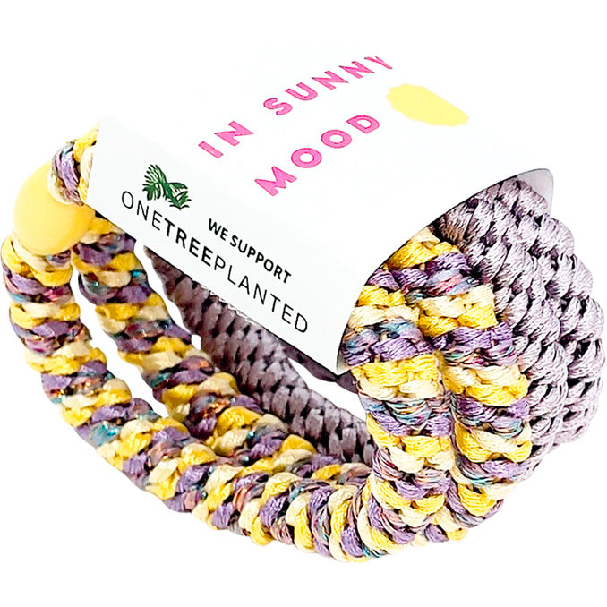 In sunny mood Hårsnoddar Lavender 4-pack