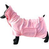 The Pep Dog Microfiber Hundebadekåbe S Rosa
