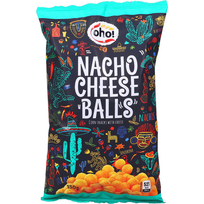 OHO Maissinaksut Nacho Cheese