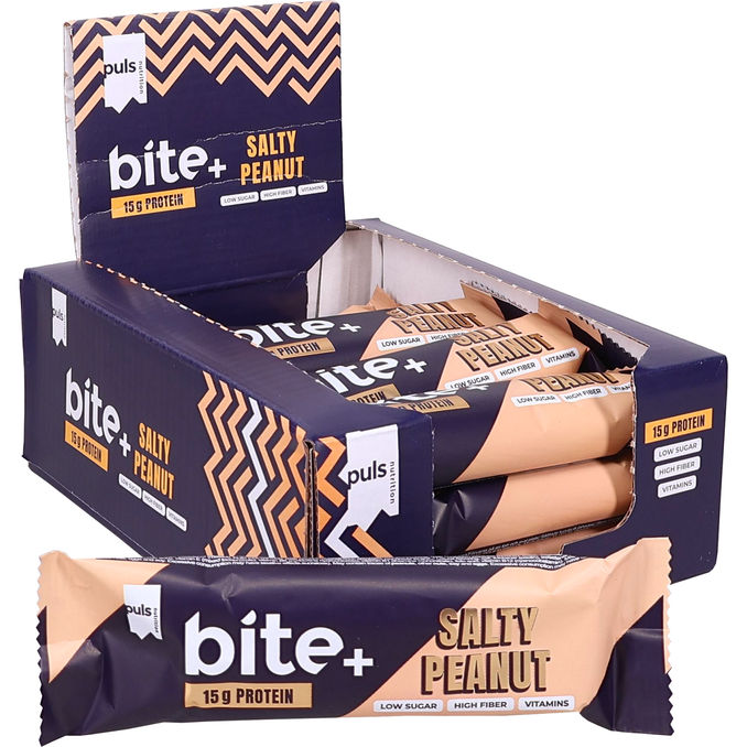 Puls Nutrition Proteiinipatukka Salty Peanut 12-pack