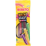 Bäst före: 2027-03-31 Bebeto Godis Wacky Sticks Fizzy Mix