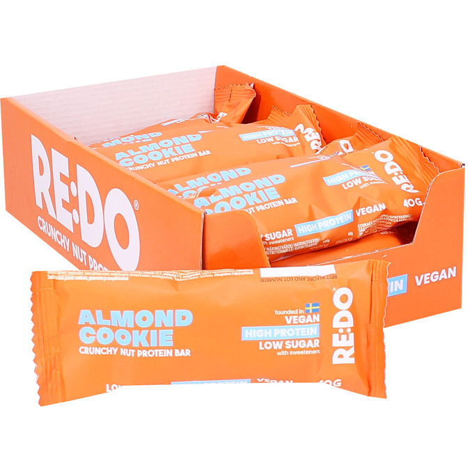 RE:DO Cookie Crunchy Nut Protein Bar 15-pak