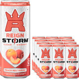 Bäst före: 2026-11-28 Reign Storm Energidryck Peach Nectarine 12-pack