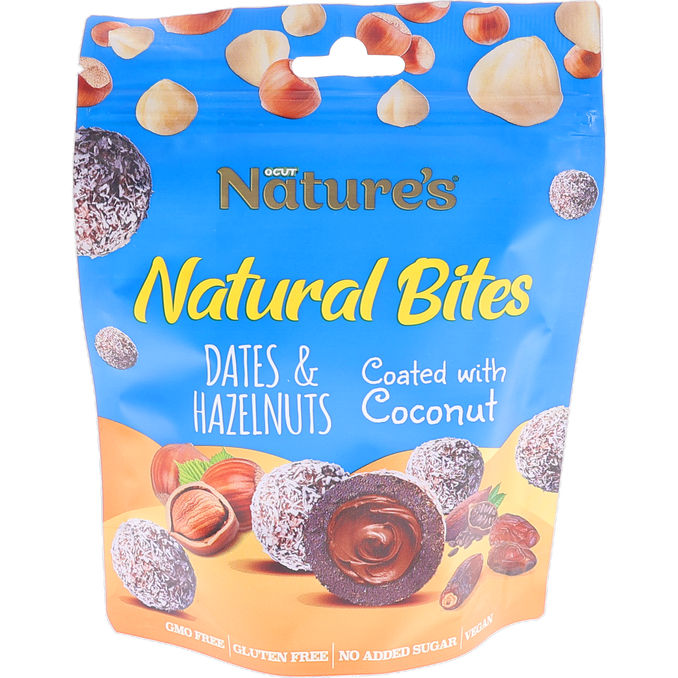 Nature's Dadelbollar Hasselnöt & Kokos
