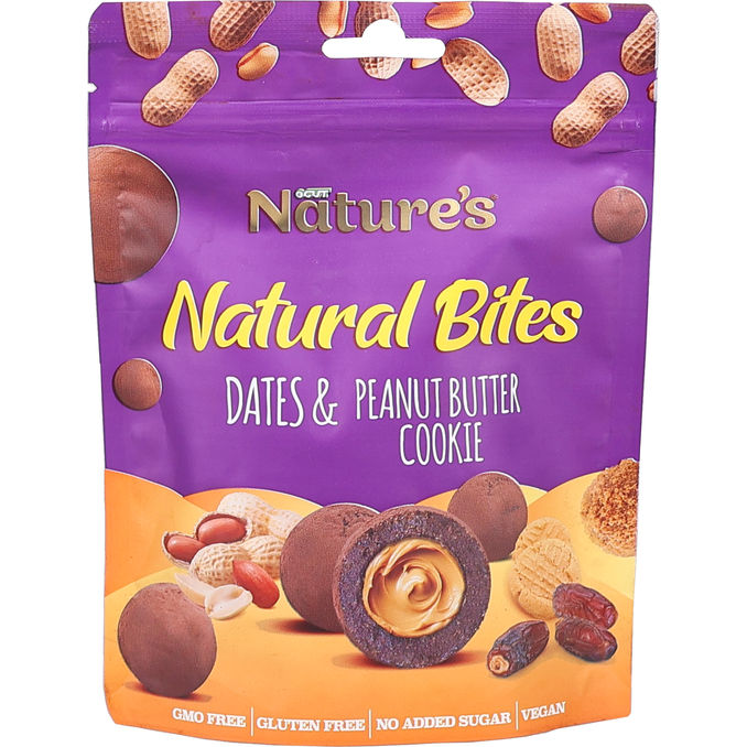Nature's Dadelbollar Jordnötssmör Cookie