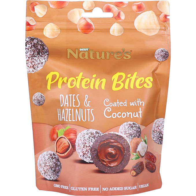 Nature's Dates & Hazelnut Bites m. Kokos