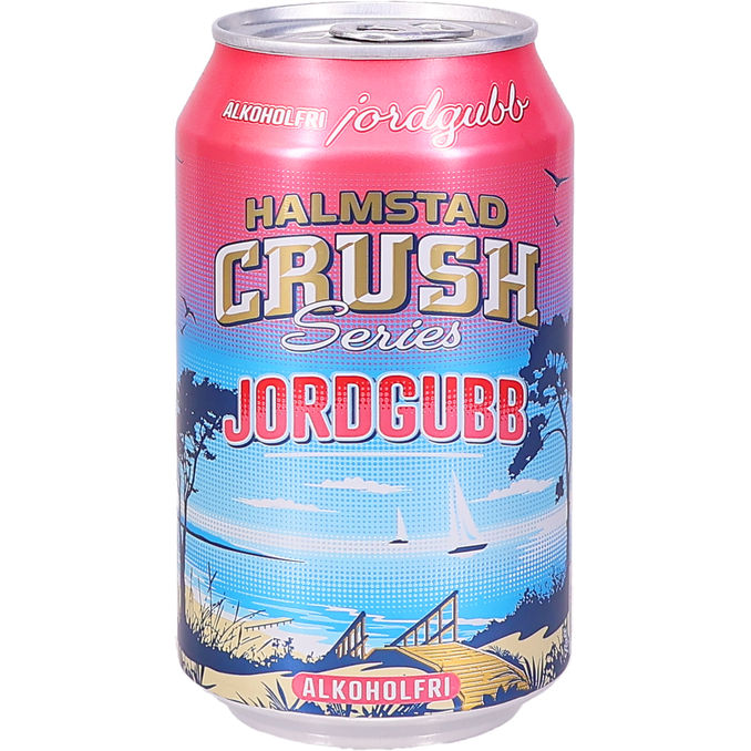 Halmstad Crush Alkoholfri Cider Jordgubb