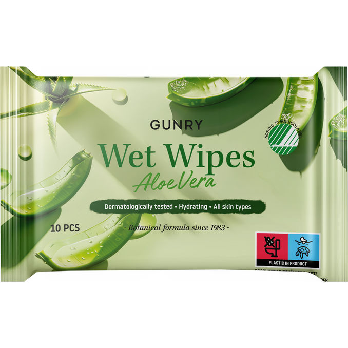 Gunry Eco Wet Wipes Aloe Vera