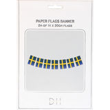 Design House 95 Papirflagsguirlande Sverige 2m