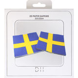 Design House 95 Servetter Svenska Flaggan 20-pack