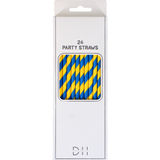 Design House 95 Papperssugrör Svenska Flaggan 24-pack