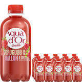 Bäst före: 2027-02-13 Aqua D'or Kolsyrat Vatten Jordgubb & Hallon 15-pack