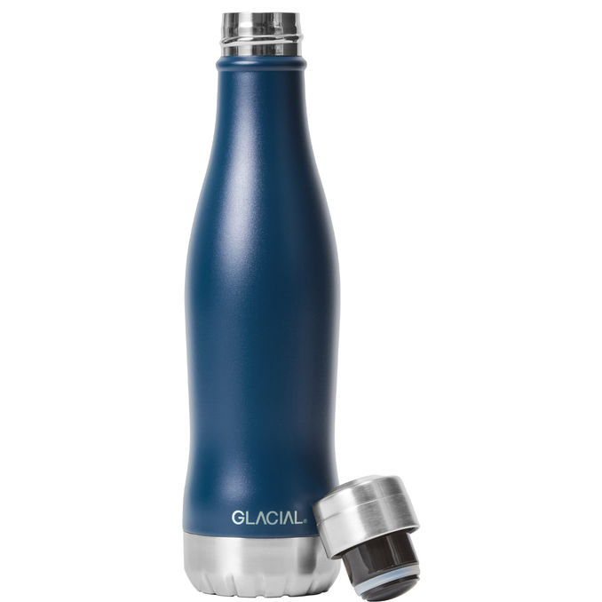GLACIAL Flaska Matt Navy 400 ml